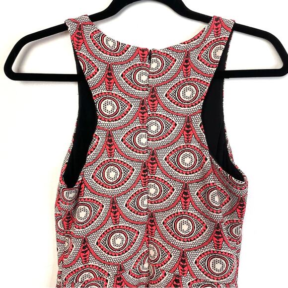 Mara Hoffman Short Sleeve Dress Abstract Print Evil Eye Fit & Flare - Picture 6 of 14